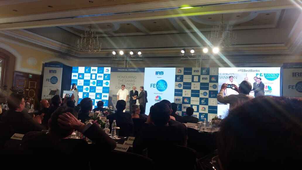 FE Best Banks Awards ceremony on October 1, 2019, in Mumbai.