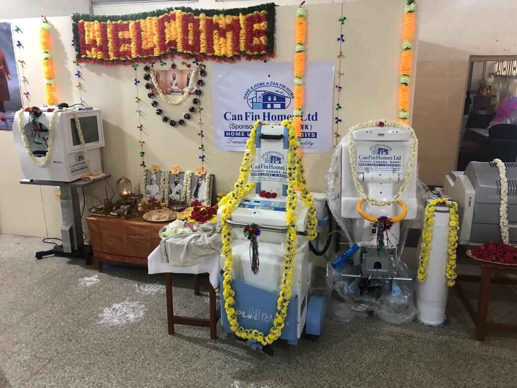 A CSR activity of Chennai-Annasali branch to Ramakrishna Math Charitable Dispensary Diagnostic Centre, Mylapore, Chennai